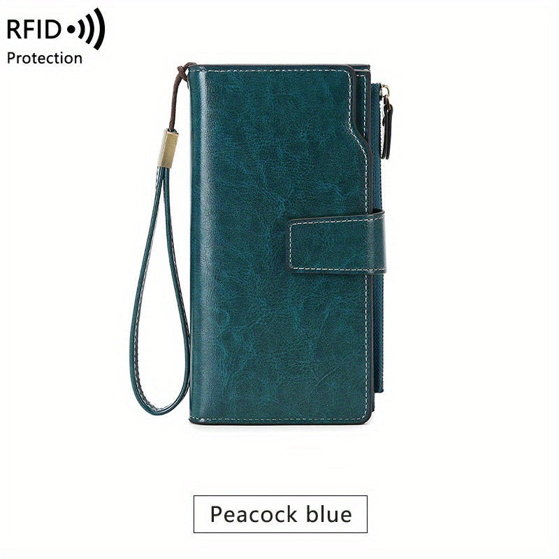 Dulce | RFID-sichere Reisetasche | Mehrfachfach Vintage Clutch