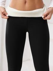 MEGAN | Premium Activewear Outdoor Fleece Leggings für Damen