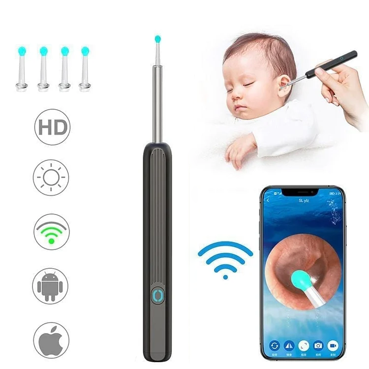 SEESAFE | Smart Ohrreiniger mit Kamera 1080p Endoskop-1