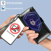 Dulce | RFID-sichere Reisetasche | Mehrfachfach Vintage Clutch