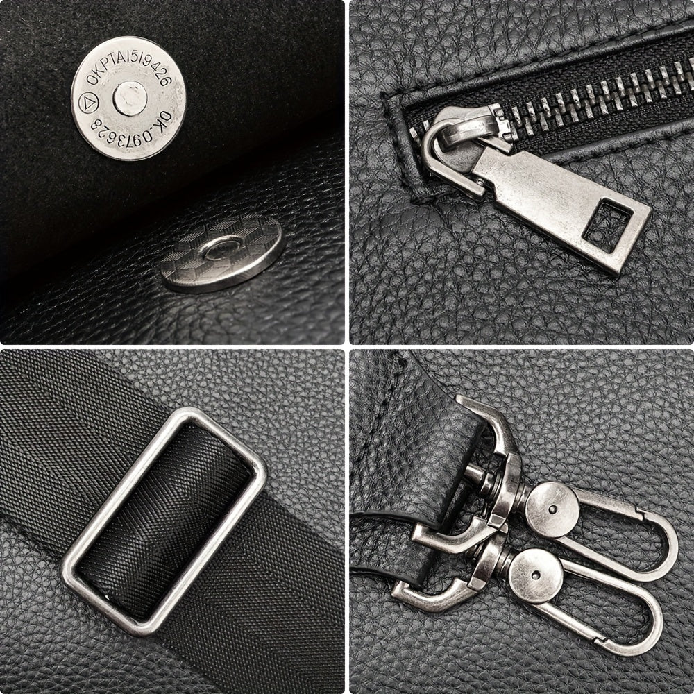 Tom | Leder Messenger Umhängetasche