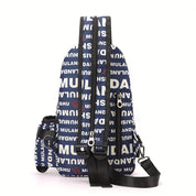 Eva | Blumen Schultertasche mit verstellbarem Riemen