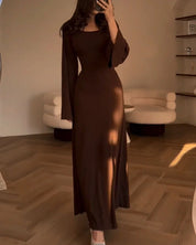 ALLYSON | Elegantes Langarmkleid