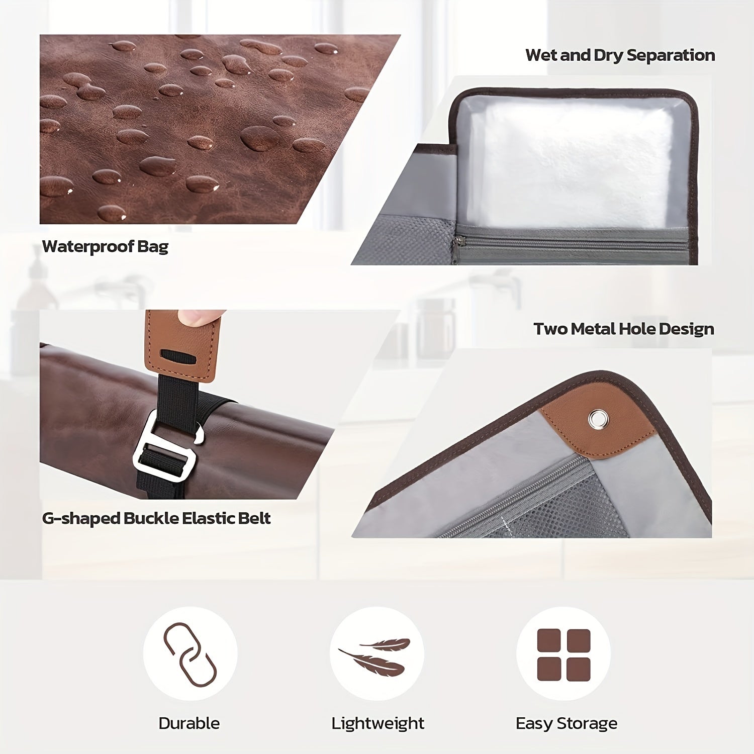 Isabella | Easy-Access Reise-Kulturbeutel mit Organizer