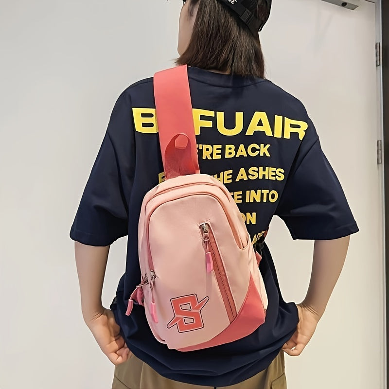 Joris | Geometrische Nylon Umhängetasche