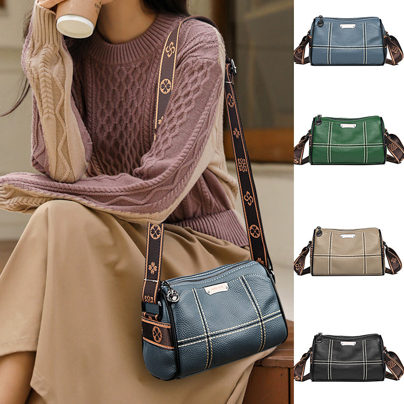 Sophie | Kompakte Triple-Zip Crossbody Tasche