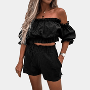 Hilde | Off-Shoulder Set