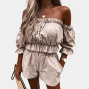 Hilde | Off-Shoulder Set