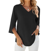 TULUM | Elegant V-Ausschnitt Bluse