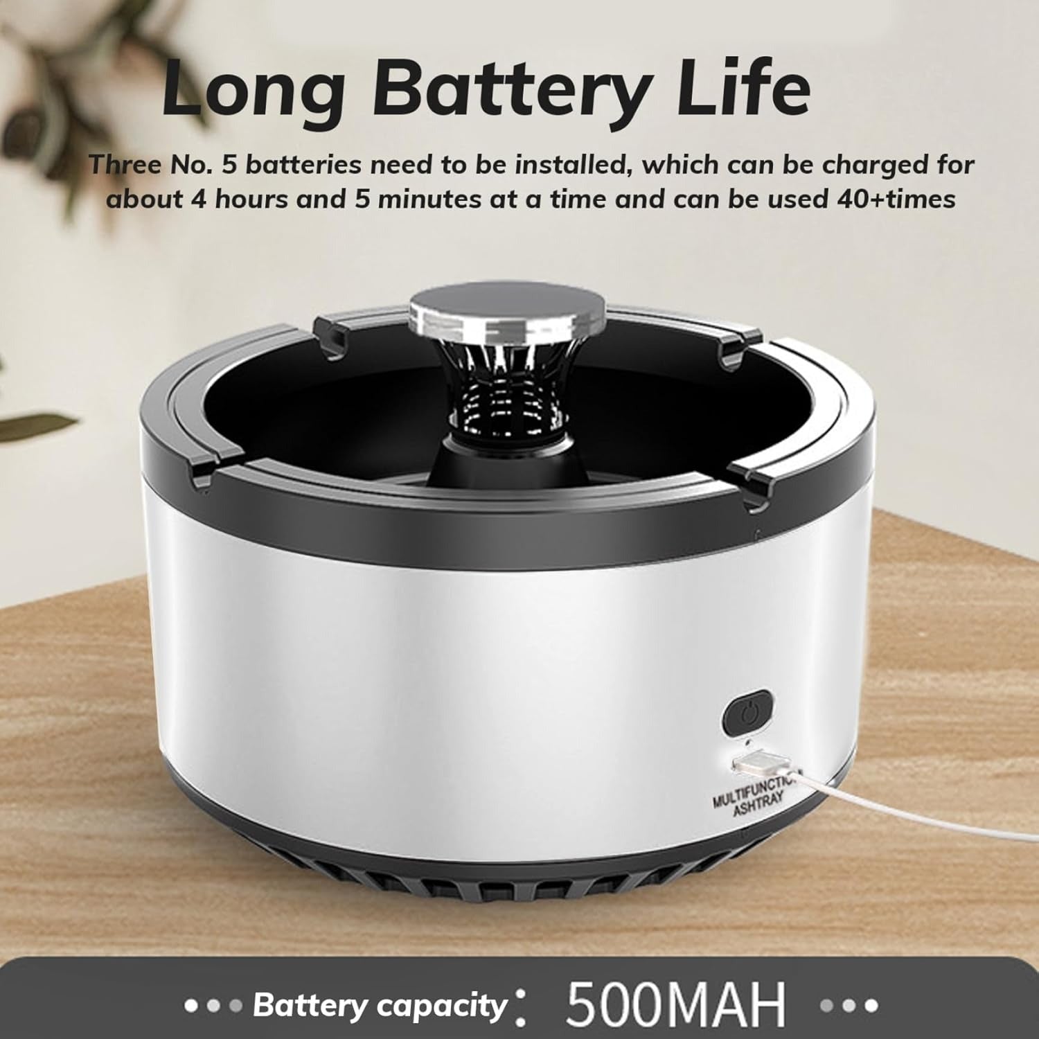 Elektrischer rauchloser Aschenbecher