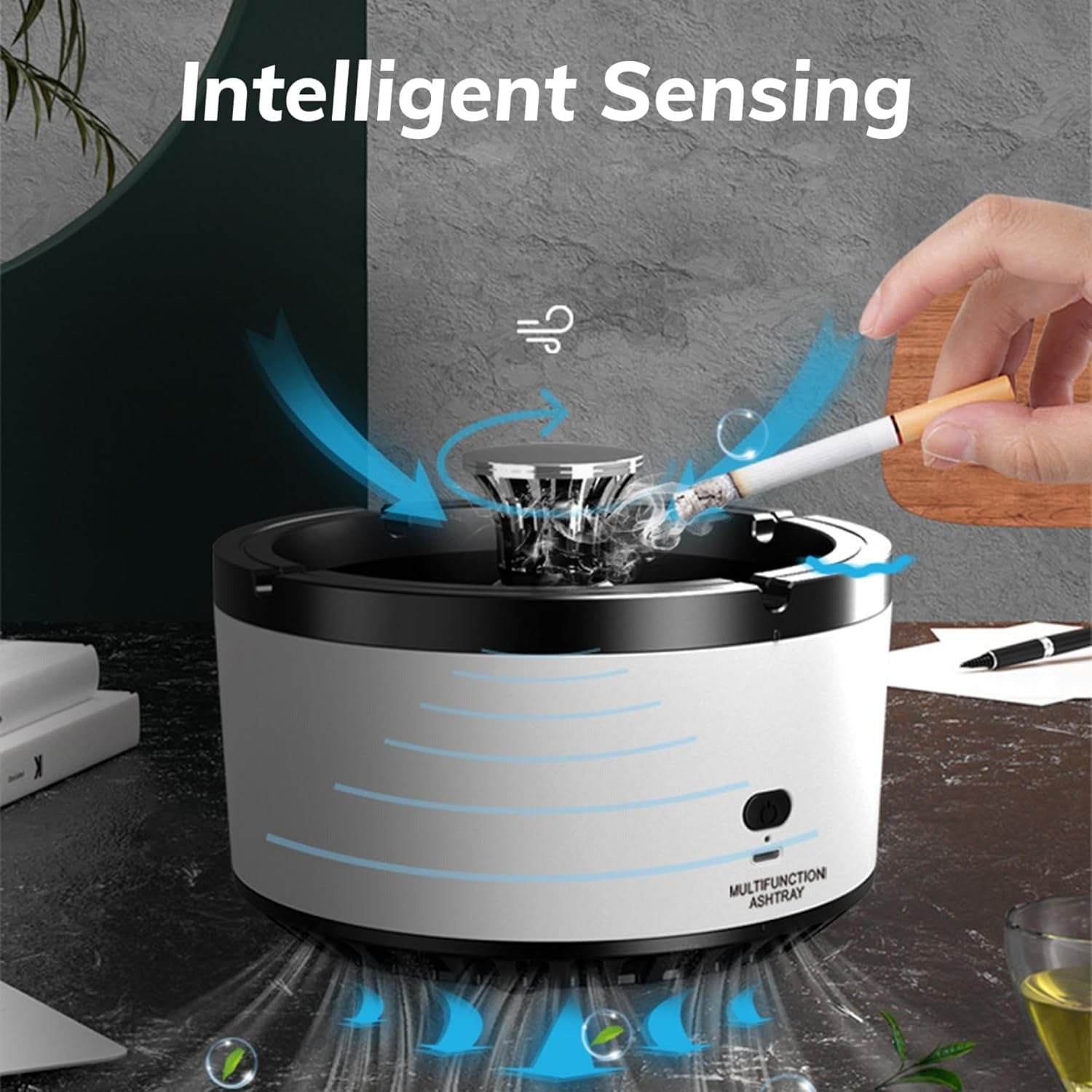 Elektrischer rauchloser Aschenbecher