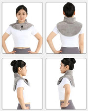 Halsheizkissen & Massagebaste | Hals- und Schulterwärme für Muskelentspannung | Einstellbare Einstellungen für Spannungsabbau | Gezielte Nackenschmerzen und Entspannung