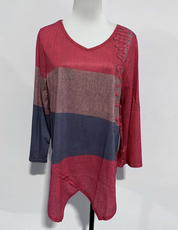 ISOBEL | Stilvolles dreifarbige Hemd