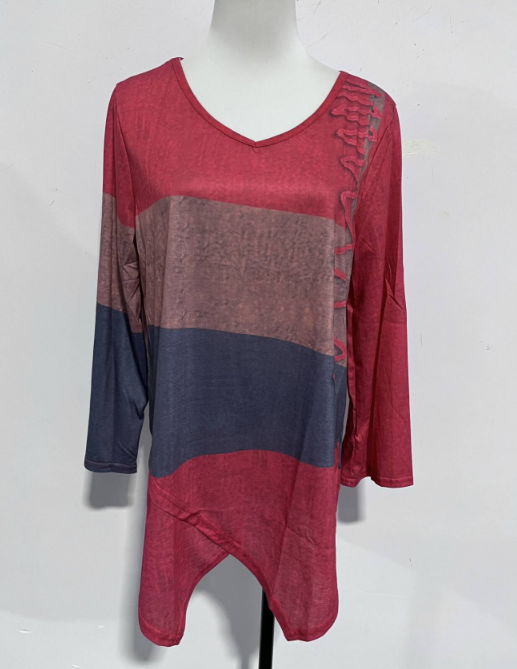 ISOBEL | Stilvolles dreifarbige Hemd