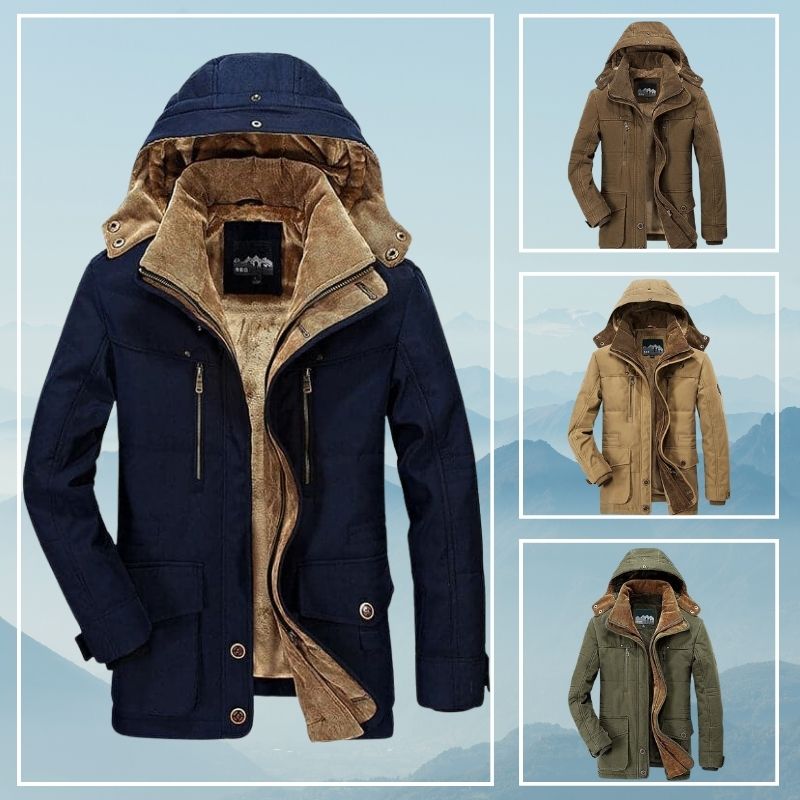 DANIEL | Herren Winterjacke mit Kapuze