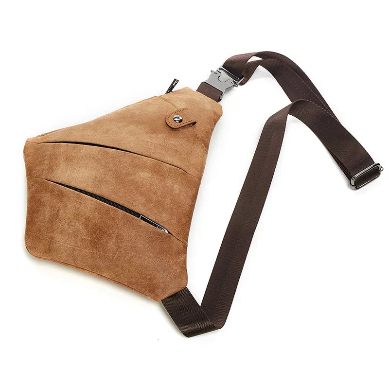 Jaxon | Urban Geometrische Leder Crossbody Tasche