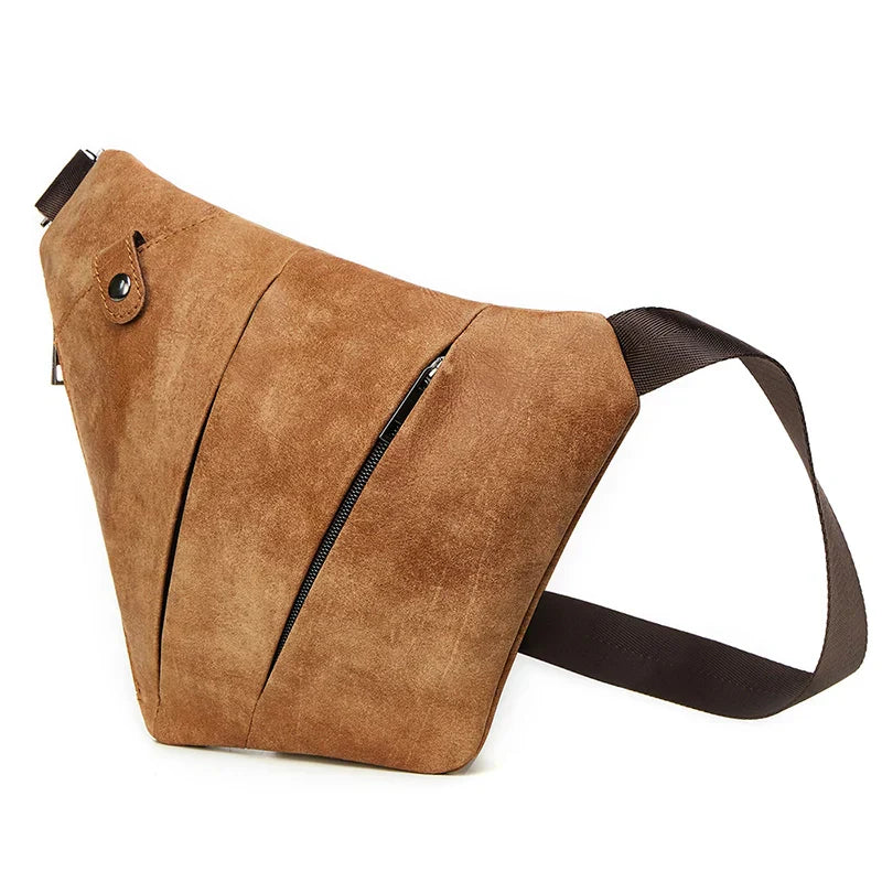 Jaxon | Urban Geometrische Leder Crossbody Tasche