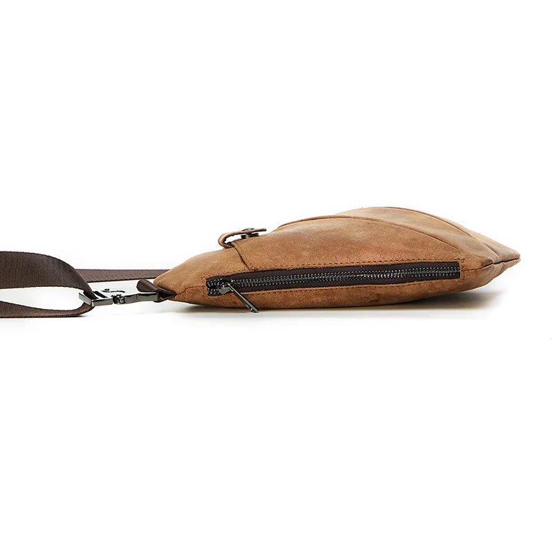 Jaxon | Urban Geometrische Leder Crossbody Tasche