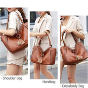 Lotte | Große Damen Reise Schultertasche aus Kunstleder