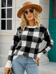 Cona | Bequemer Kariert Pullover mit Zeitlosem Stil