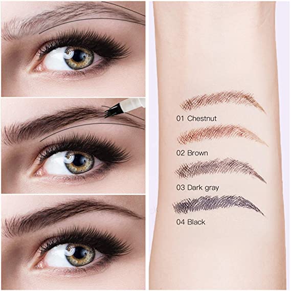 Precision Brow Pro - wasserdichte Augenbrauenstift mit 4 -Tip -Applikator-3