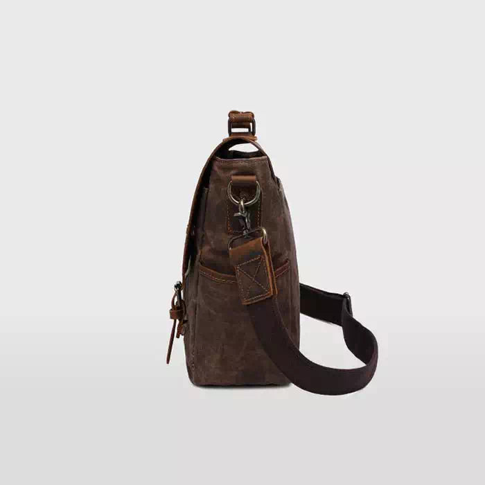 Victor | Robuste Canvas-Schultertasche