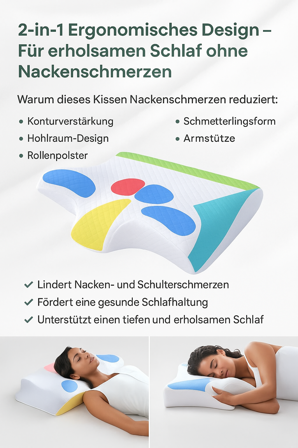 Orthopädisches Memory Kissen – DreamAlign