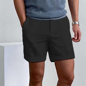  Herren -Leinenshorts - entspannte Pass-4