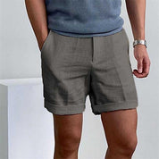  Herren -Leinenshorts - entspannte Pass-3