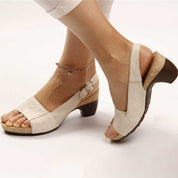 Cassidy | Elegante Komfort Sandalen mit Absatz