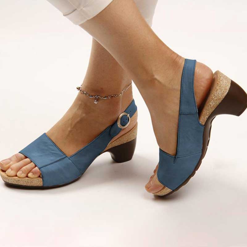 Cassidy | Elegante Komfort Sandalen mit Absatz
