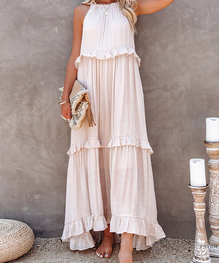 Lunaglam - Elegant ärmellose Abendkleid-2