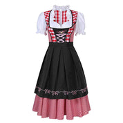 JANE | Oktoberfest Retro Karo Dirndl Kleid