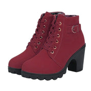 YUKI | Damen Winterstiefel - Elegant und Robust mit Blockabsatz