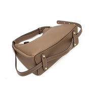 Lila | Vielseitige Genarbte Leder Crossbody Tasche