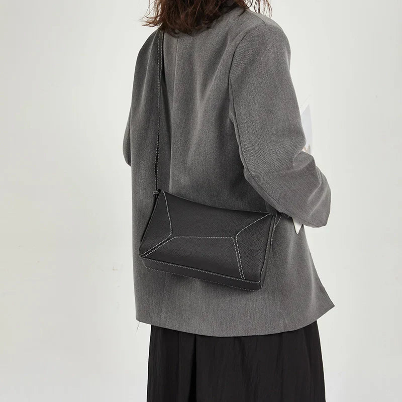 Luna | Elegante Leder Schultertasche