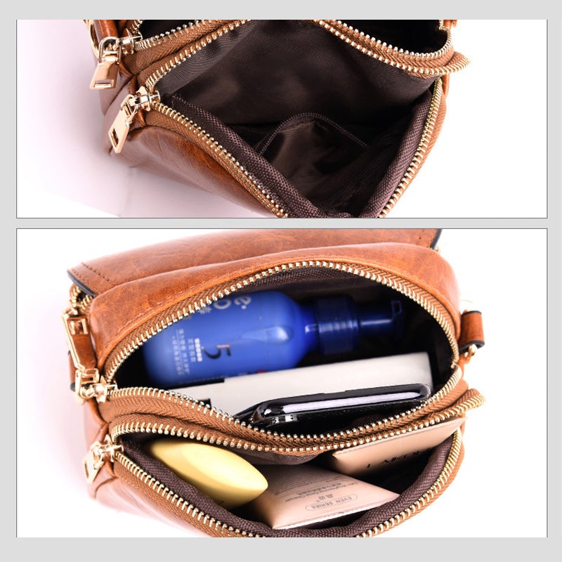 Lina | Kompakte Multifunktions-Schultertasche